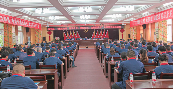 公司召開“違規(guī)決策、違規(guī)投資、違規(guī)擔(dān)保、違規(guī)招投標(biāo)”專項整治動員大會