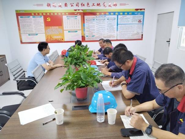 公司開(kāi)展第三季度安全、環(huán)保、消防綜合檢查 